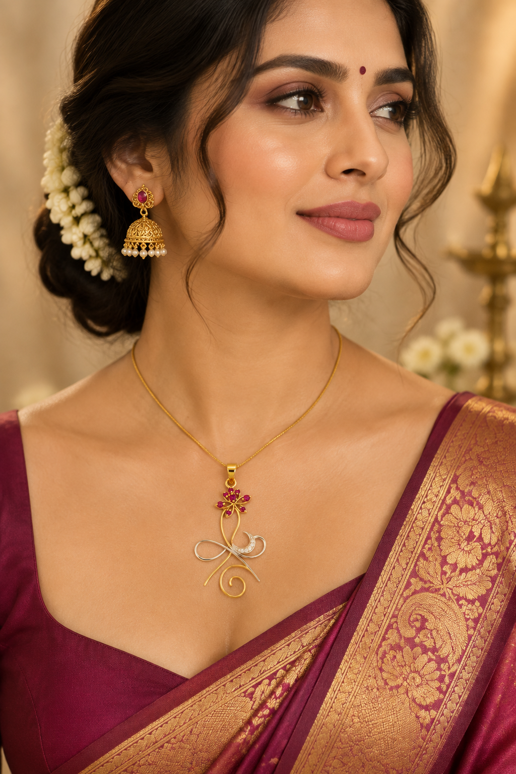 Ardhanarishwar Pendant