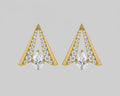 Triangular Diamond Earring