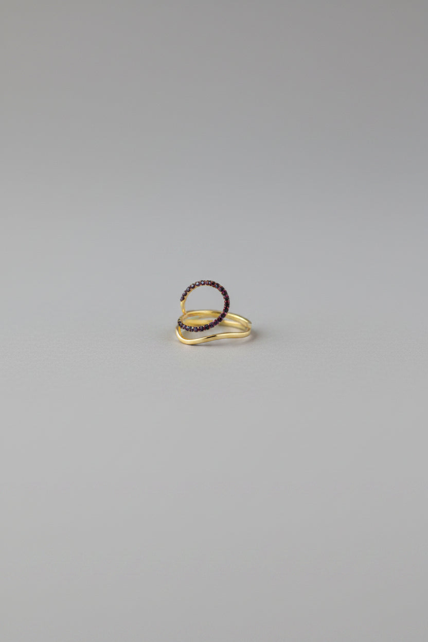 Round Amethyst Ring