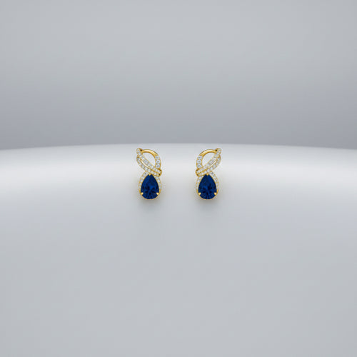 Blue Sapphire Earring