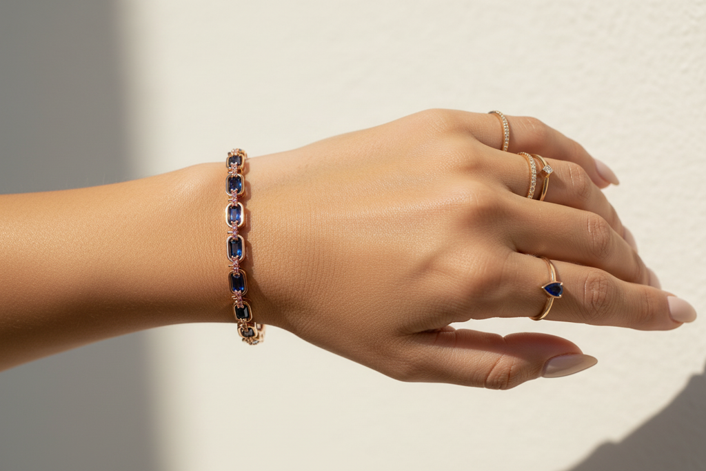Bracelet on Woman's Hand